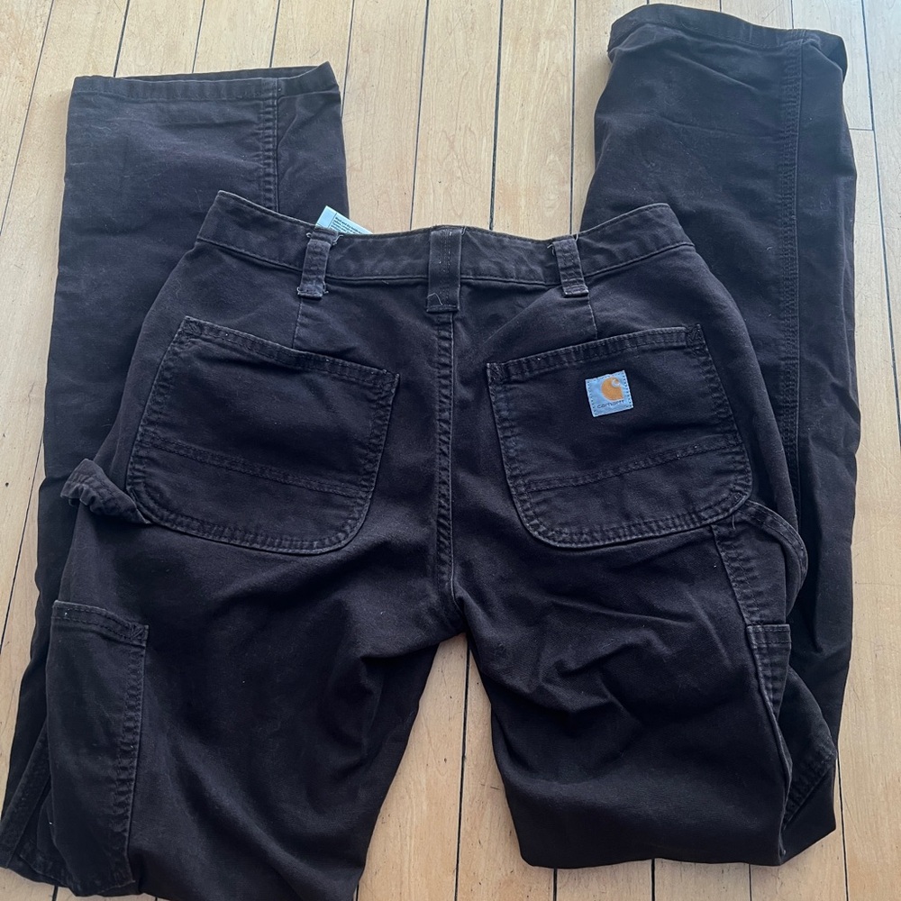 Carhartt women’s Dark Brown Cargo Pants - Picture 2 of 6